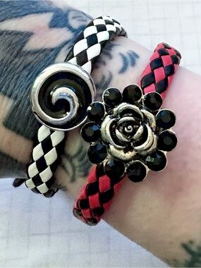 Ginger Snaps Bracelet Bundle - Adjustable Woven Bracelets with 3 Snaps